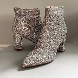 Betsy Johnson Cady Rhinestone boots